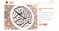 Desktop Screenshot of muslimdeaf.org