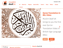 Tablet Screenshot of muslimdeaf.org